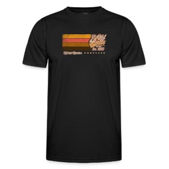 Old Balls Club Est. 1975 À l’occasion de son 47e anniversaire - T-shirt sport Homme - noir - Devant - AI Model Male 178 dark (178cm)