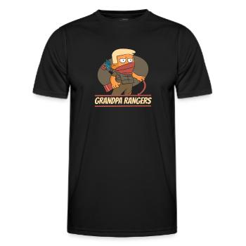 Tir à l’arc Flèche Tir à l’arc Tir à l’arc - T-shirt sport Homme - noir - Devant - AI Model Male 178 dark (178cm)