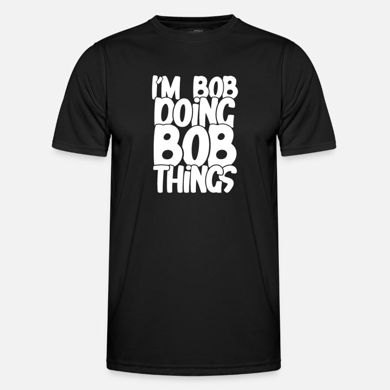 Doing bobsleigh stuff - Men's Functional T-Shirt - black