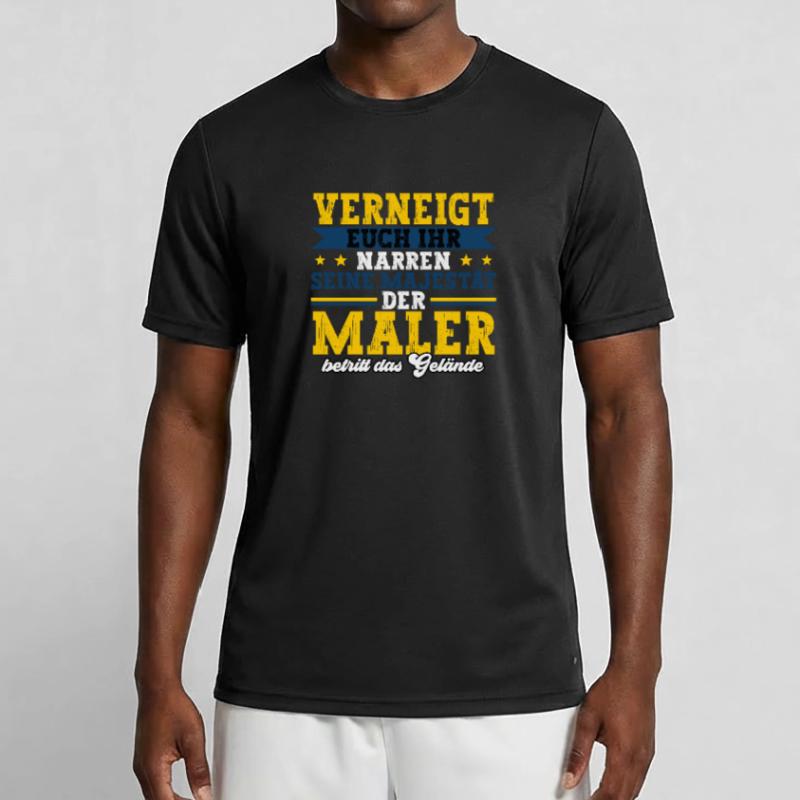 Maler Männer Funktions-T-Shirt