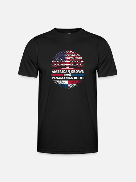 Funny Panama Panamanian Panamanian Gift - Men's Functional T-Shirt - black