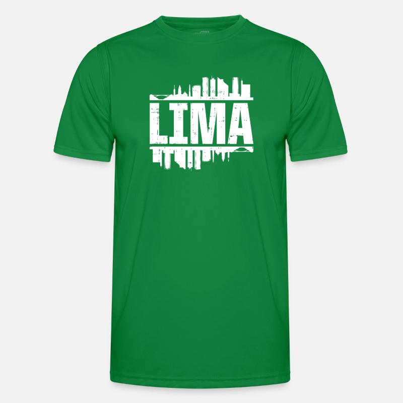 Lima Peru Skyline Men's Functional T-Shirt