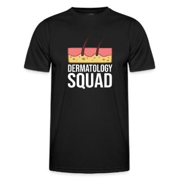Dermatology Skin Care Skin Medicine Disease - Men's Functional T-Shirt - black - Front - AI Model Male 178 dark (178cm)