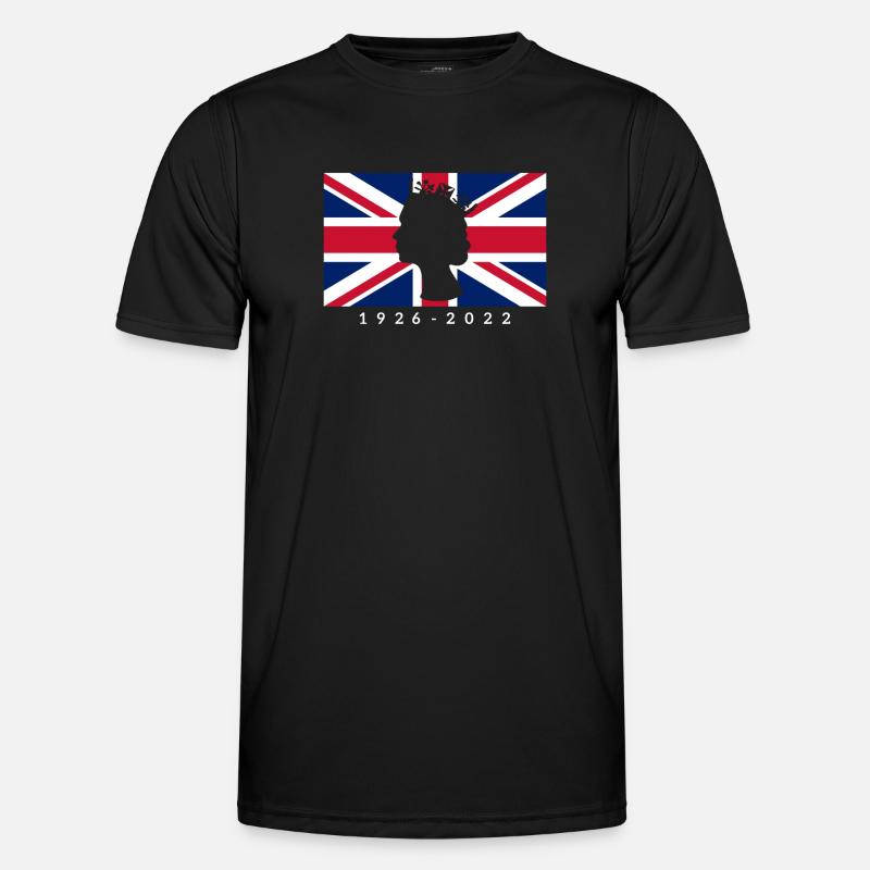 RIP Queen Uk Flag Men's Functional T-Shirt