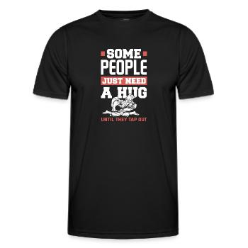 Jiu Jitsu Jiu Jitsu Jiu Jitsu - Männer Funktions-T-Shirt - Schwarz - Vorne - AI Model Male 178 dark (178cm)