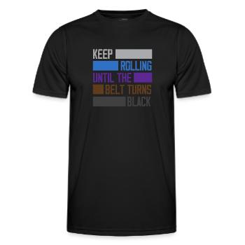 Jiu Jitsu Jiu Jitsu Jiu Jitsu - Männer Funktions-T-Shirt - Schwarz - Vorne - AI Model Male 178 dark (178cm)