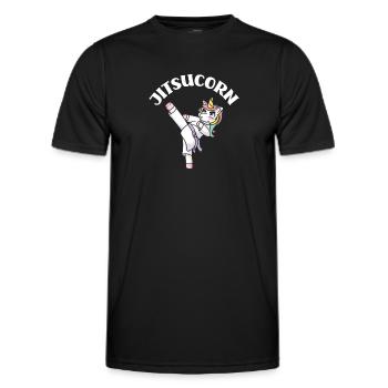 Jiu Jitsu Jiu Jitsu Jiu Jitsu - Männer Funktions-T-Shirt - Schwarz - Vorne - AI Model Male 178 dark (178cm)
