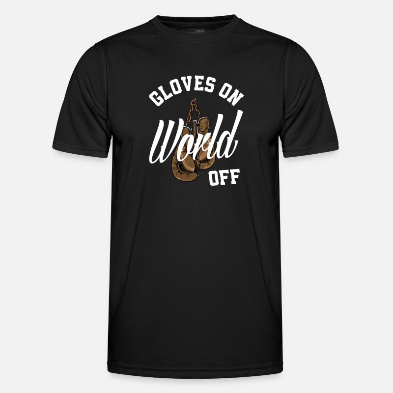 Funny Boxing Boxer Gift - Men's Functional T-Shirt - black
