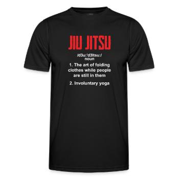 Jiu Jitsu Jiu Jitsu Jiu Jitsu - Männer Funktions-T-Shirt - Schwarz - Vorne - AI Model Male 178 dark (178cm)