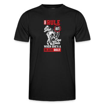 Jiu Jitsu Jiu Jitsu Jiu Jitsu - Männer Funktions-T-Shirt - Schwarz - Vorne - AI Model Male 178 dark (178cm)