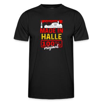 Kiel - Männer Funktions-T-Shirt - Schwarz - Vorne - AI Model Male 178 dark (178cm)