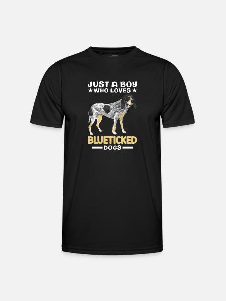 Bluetick Coonhound Gift Funny Saying - Men's Functional T-Shirt - black