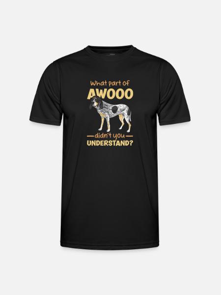 Bluetick Coonhound Gift Funny Saying - Men's Functional T-Shirt - black