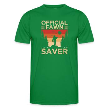 Coyote Hunters - Men's Functional T-Shirt - kelly green - Front - AI Model Male 178 dark (178cm)