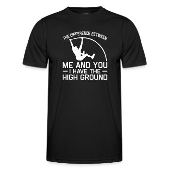Pole Vault Pole Vault Athletics - Men's Functional T-Shirt - black - Front - AI Model Male 178 dark (178cm)