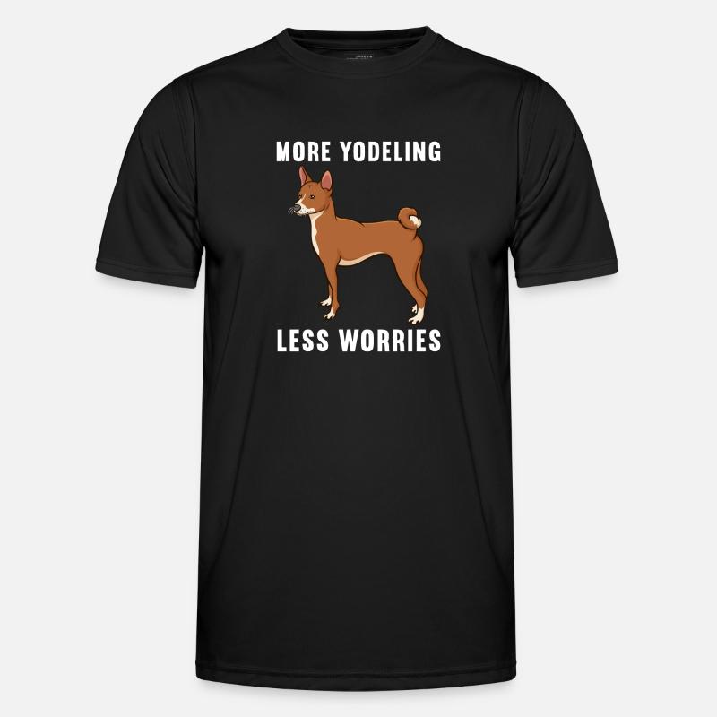 Basenji Dog Gift - Men's Functional T-Shirt - black