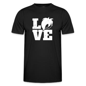 | D’AMOUR | de vêtements Emo | Emocore Emo Musicemo enfants g - T-shirt sport Homme - noir - Devant - AI Model Male 178 dark (178cm)