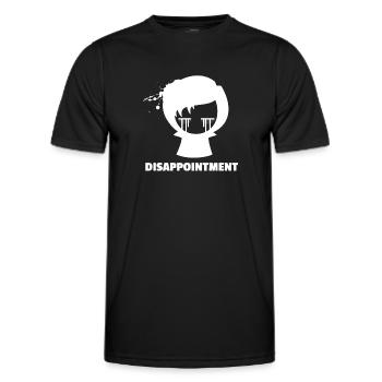 Déception | Vêtements Emo pour filles | | Emocore Emo - T-shirt sport Homme - noir - Devant - AI Model Male 178 dark (178cm)