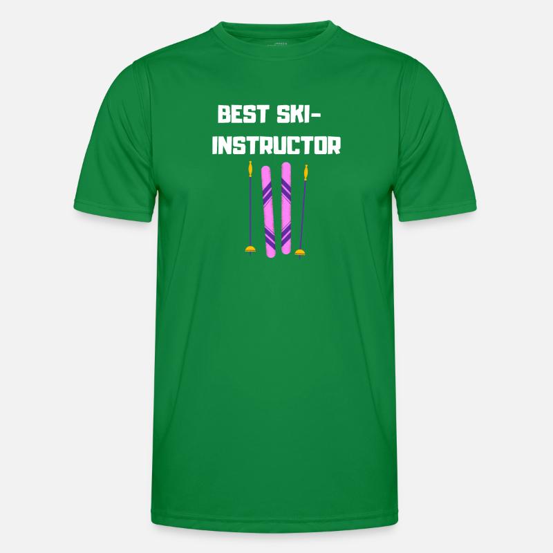 Best Ski Instructor Men's Functional T-Shirt