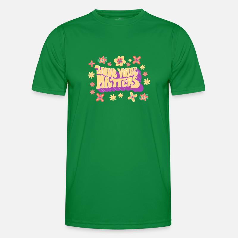 Your Voice Matters Speech Language Pathologist Männer Funktions-T-Shirt