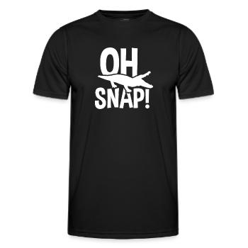 Alligator Alligator Crocodile Crocodile - T-shirt sport Homme - noir - Devant - AI Model Male 178 dark (178cm)
