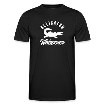 Alligator Alligator Crocodile Crocodile - T-shirt sport Homme - noir - Devant - AI Model Male 178 dark (178cm)