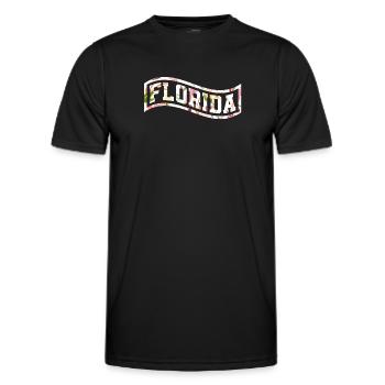 Floride - T-shirt sport Homme - noir - Devant - AI Model Male 178 dark (178cm)
