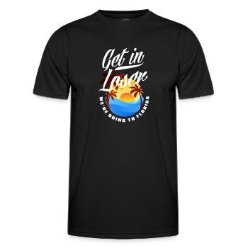 Floride - T-shirt sport Homme - noir - Devant - AI Model Male 178 dark (178cm)