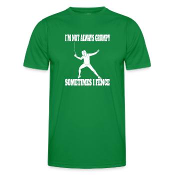 Fechten witziger Spruch Kampfsport lustige Fechter - Männer Funktions-T-Shirt - Kelly Green - Vorne - AI Model Male 178 dark (178cm)