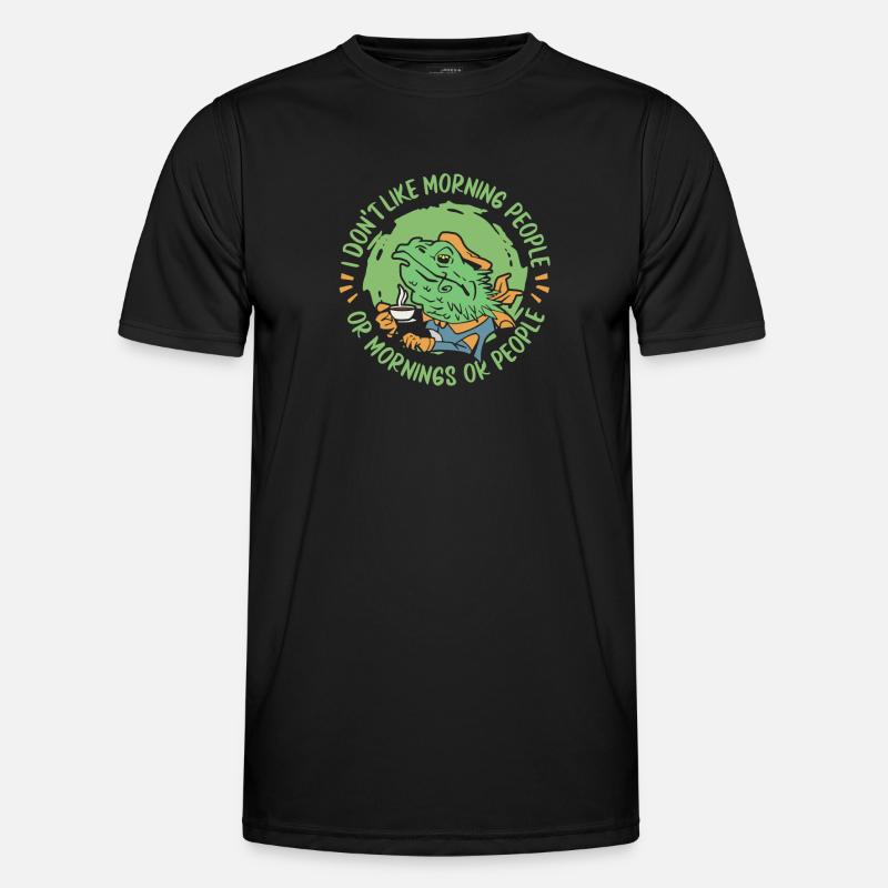 Bartagame Bearded Dragon Männer Funktions-T-Shirt