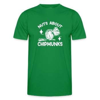 Chipmunk Rodent Gift - Men's Functional T-Shirt - kelly green - Front - AI Model Male 178 dark (178cm)