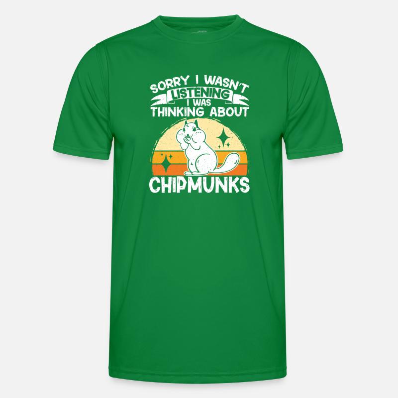Cadeau de rongeur chipmunk T-shirt sport Homme