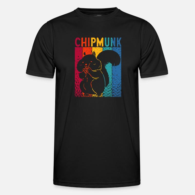 Chipmunk Rodent Gift Men's Functional T-Shirt