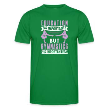Acrobat Gymnastique Gymnastique Tumbling - T-shirt sport Homme - vert - Devant - AI Model Male 178 dark (178cm)
