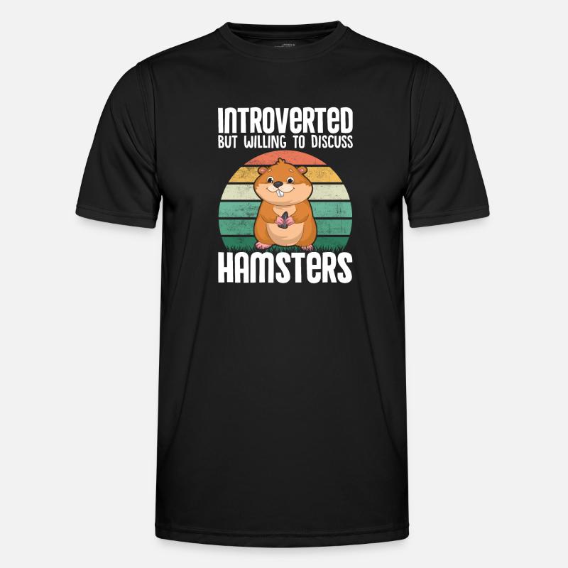 Hamster Gift Hamster Lovers - Men's Functional T-Shirt - black