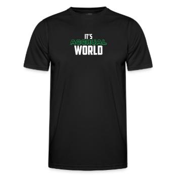 It’s Comptabilité d’exercice Comptabilité drôle CPA Comptable - T-shirt sport Homme - noir - Devant - AI Model Male 178 dark (178cm)