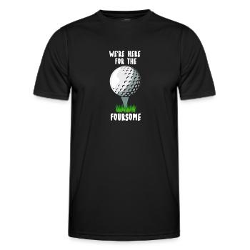 Golf Golf Golfeur Drôle - T-shirt sport Homme - noir - Devant - AI Model Male 178 dark (178cm)