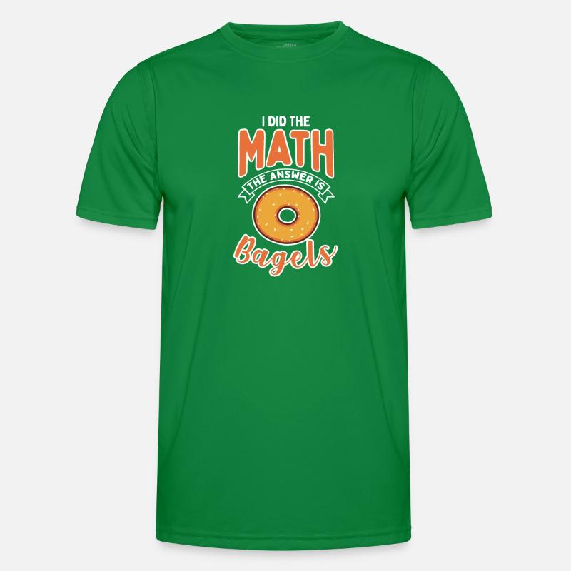 Math Bagel Nerd Bagels Professeur de mathématiques T-shirt sport Homme