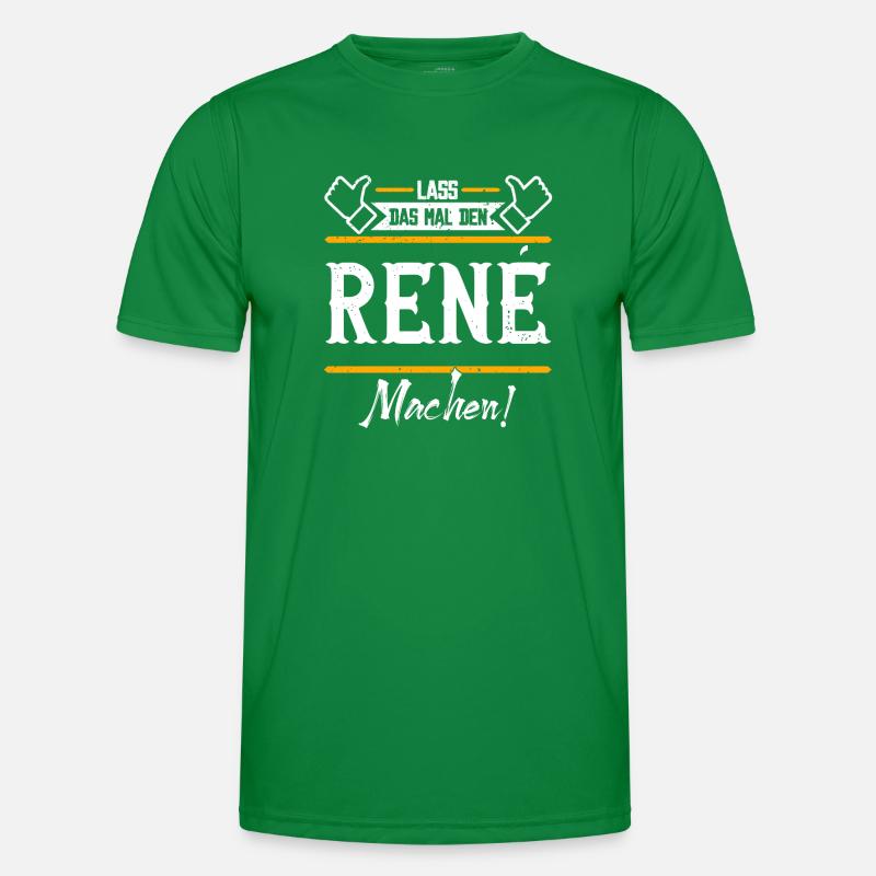 Rene Geschenkidee Geschenk Geburtstag Männer Funktions-T-Shirt