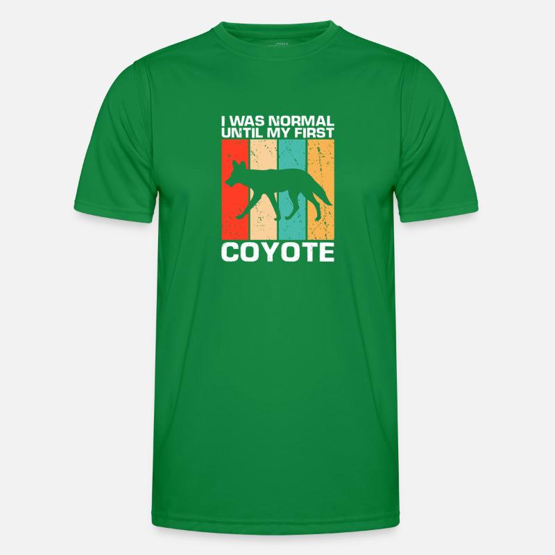 Conception de coyote pour les réacteurs de coyote T-shirt sport Homme
