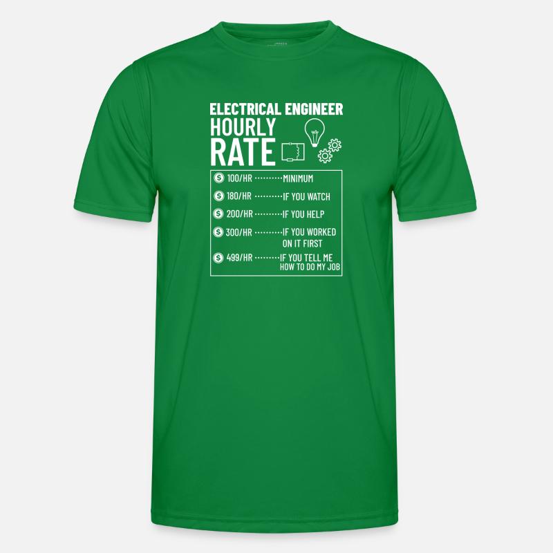 Electrical Engineering Engineer Research Development Men's Functional T-Shirt