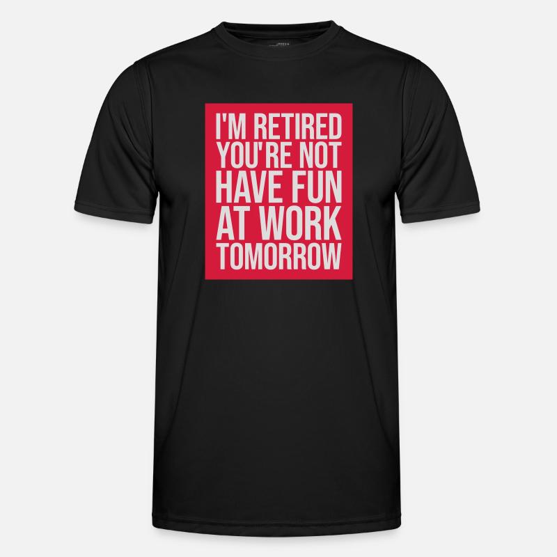 have fun at work - Men's Functional T-Shirt - black