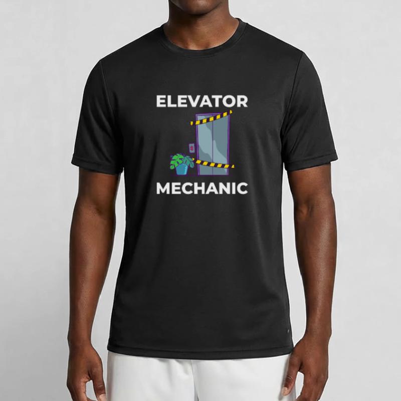 Elevator Elevator Technician Elevator Elevator Men's Functional T-Shirt