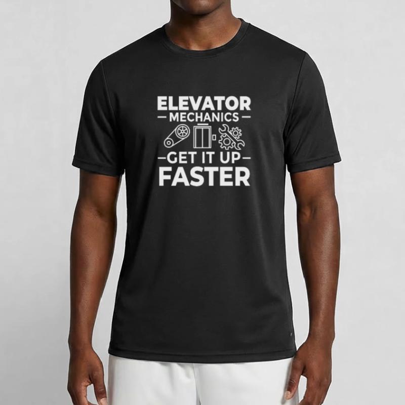 Elevator Elevator Technician Elevator Elevator Men's Functional T-Shirt