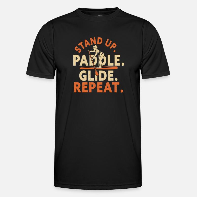 SUP Paddle Board Paddleboarding Männer Funktions-T-Shirt
