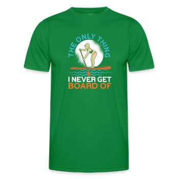 SUP Paddle Board Paddleboarding - Männer Funktions-T-Shirt - Kelly Green - Vorne - AI Model Male 178 dark (178cm)