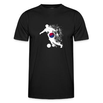 Coupe du monde de l’équipe nationale de Corée du Sud - T-shirt sport Homme - noir - Devant - AI Model Male 178 dark (178cm)