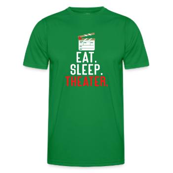 Actrice Drame Broadway Musical Theater - T-shirt sport Homme - vert - Devant - AI Model Male 178 dark (178cm)
