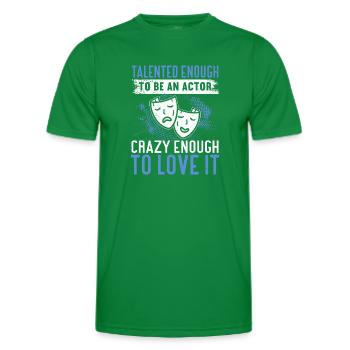 Actrice Drame Broadway Musical Theater - T-shirt sport Homme - vert - Devant - AI Model Male 178 dark (178cm)