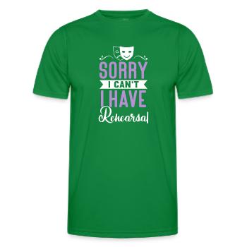 Actrice Drame Broadway Musical Theater - T-shirt sport Homme - vert - Devant - AI Model Male 178 dark (178cm)